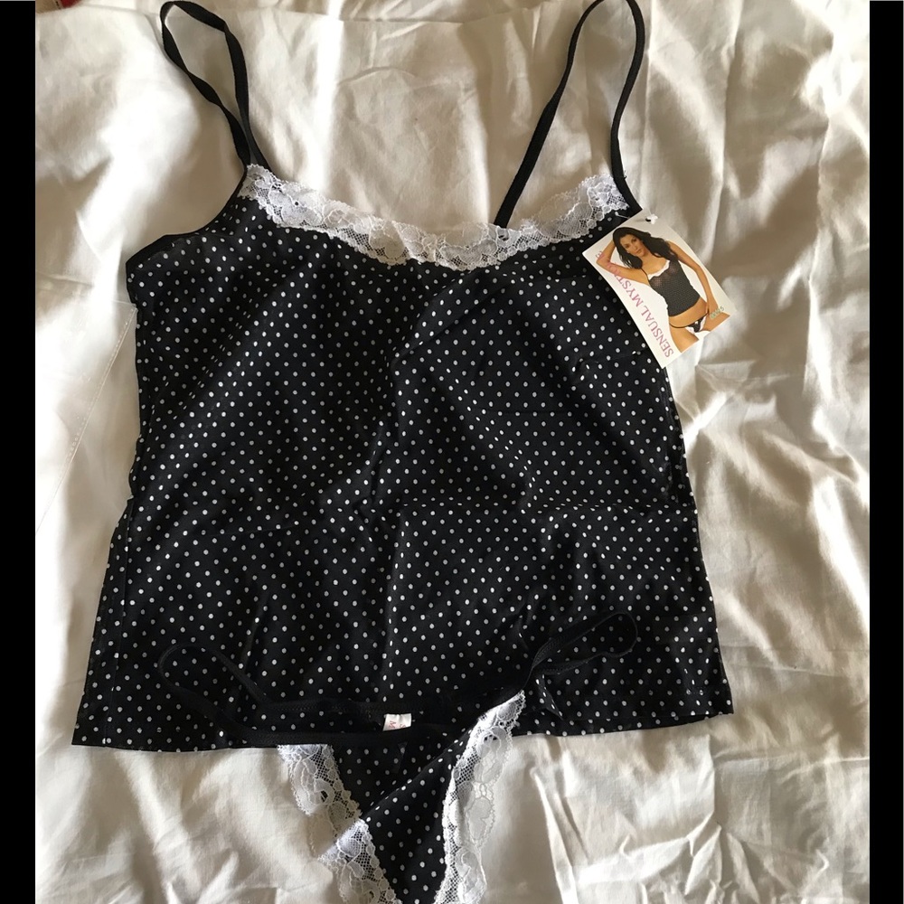 Sensual Mystique Large 2-piece Cami/thong set